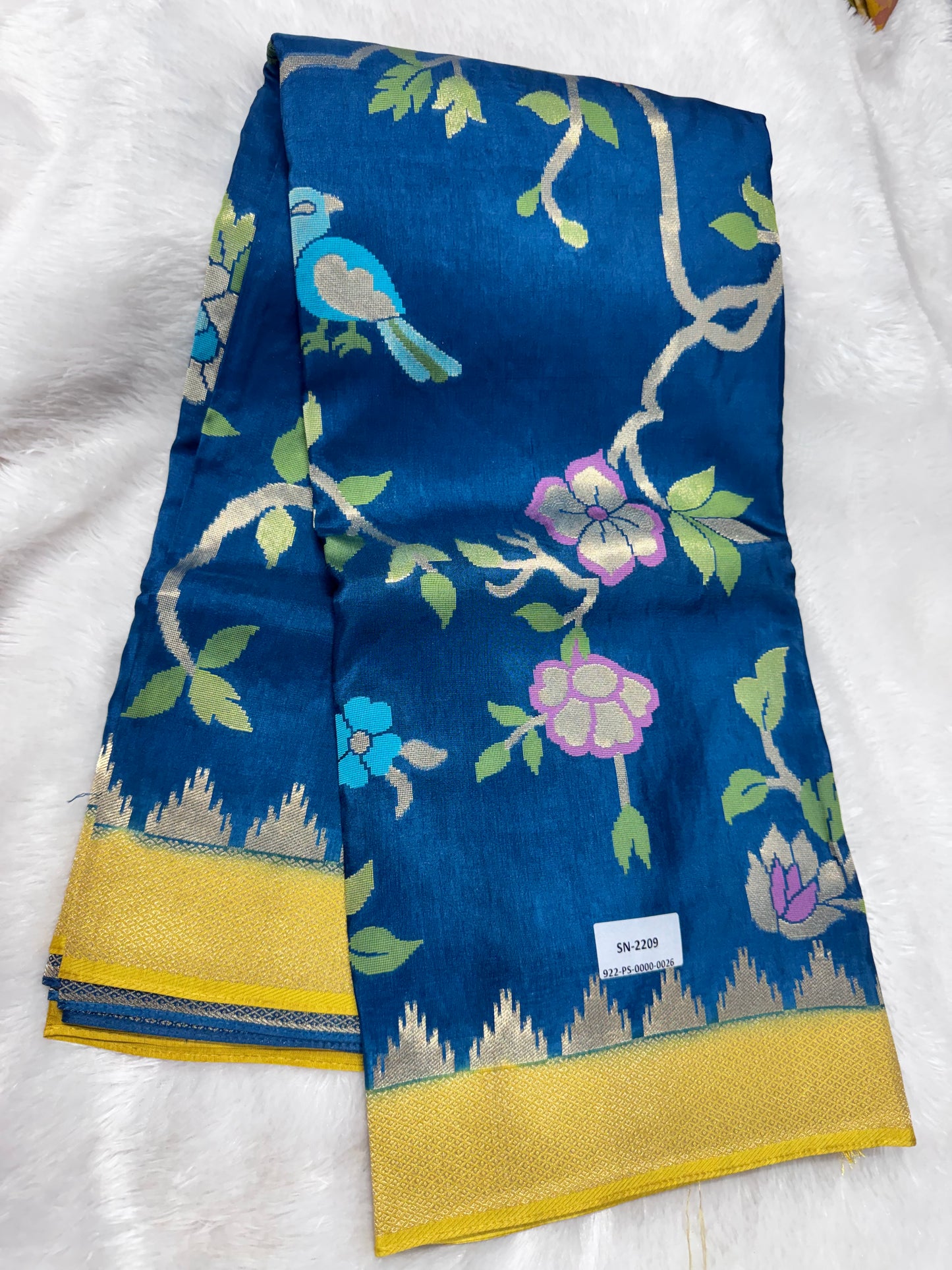 Mango pattu Jamdhani saree-SR1264A