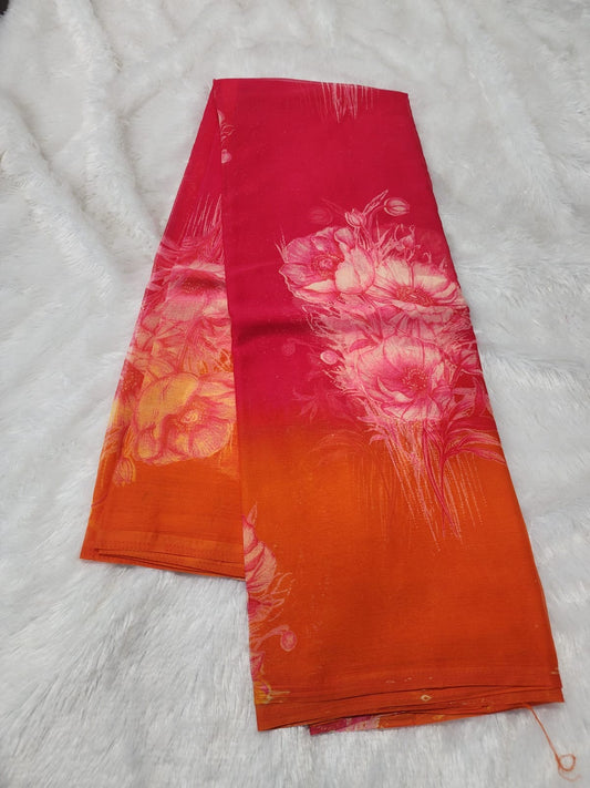 Chiffon digital 2D sarees-SR1235B