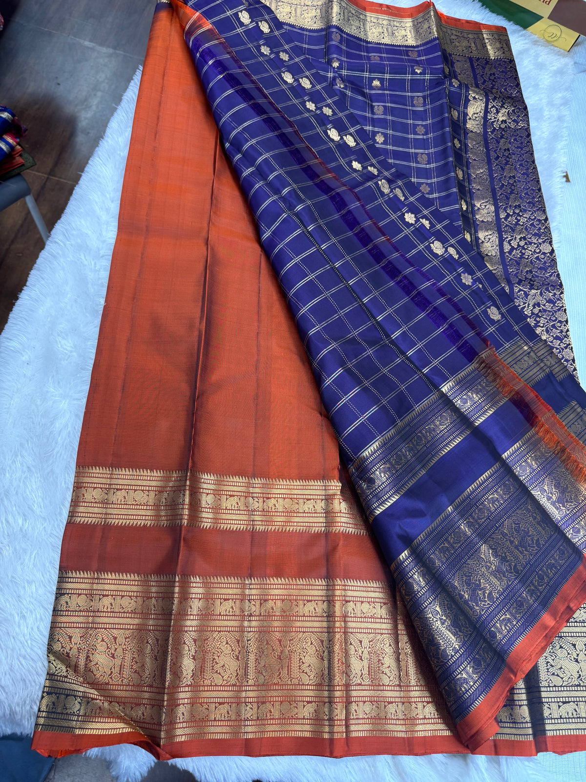 Handloom Kanchipattu saree-SRKP2