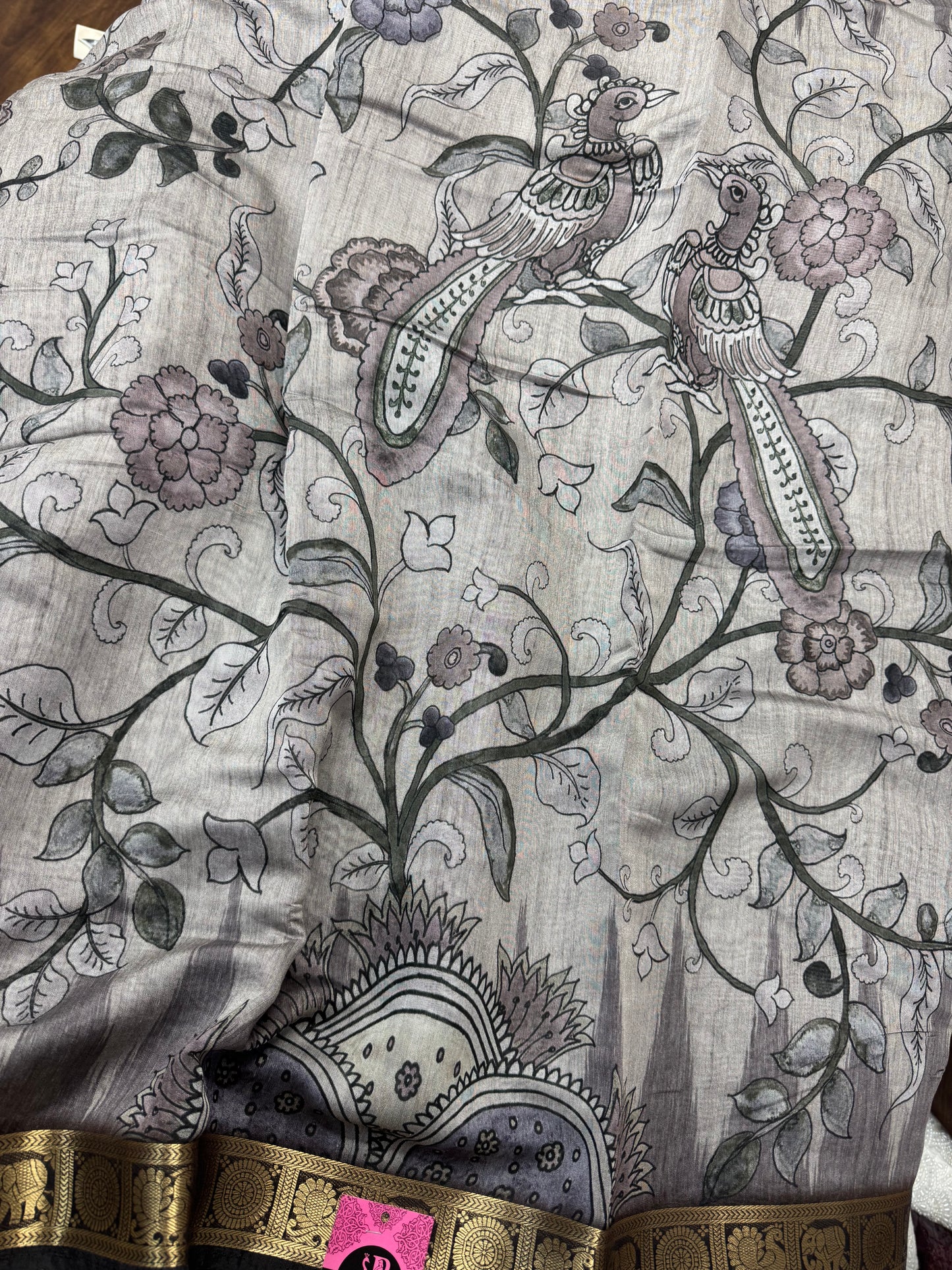 Viscose mushru silk saree-SR1109G