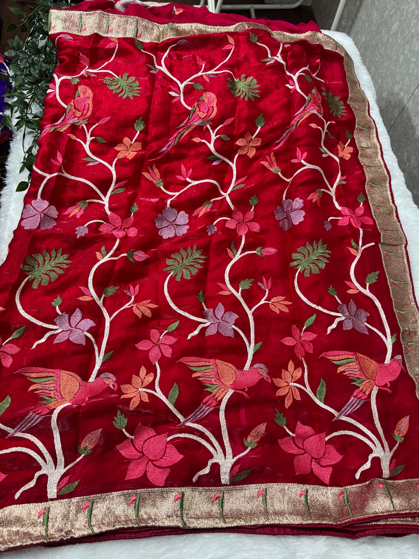 Space silk saree-SR1018C