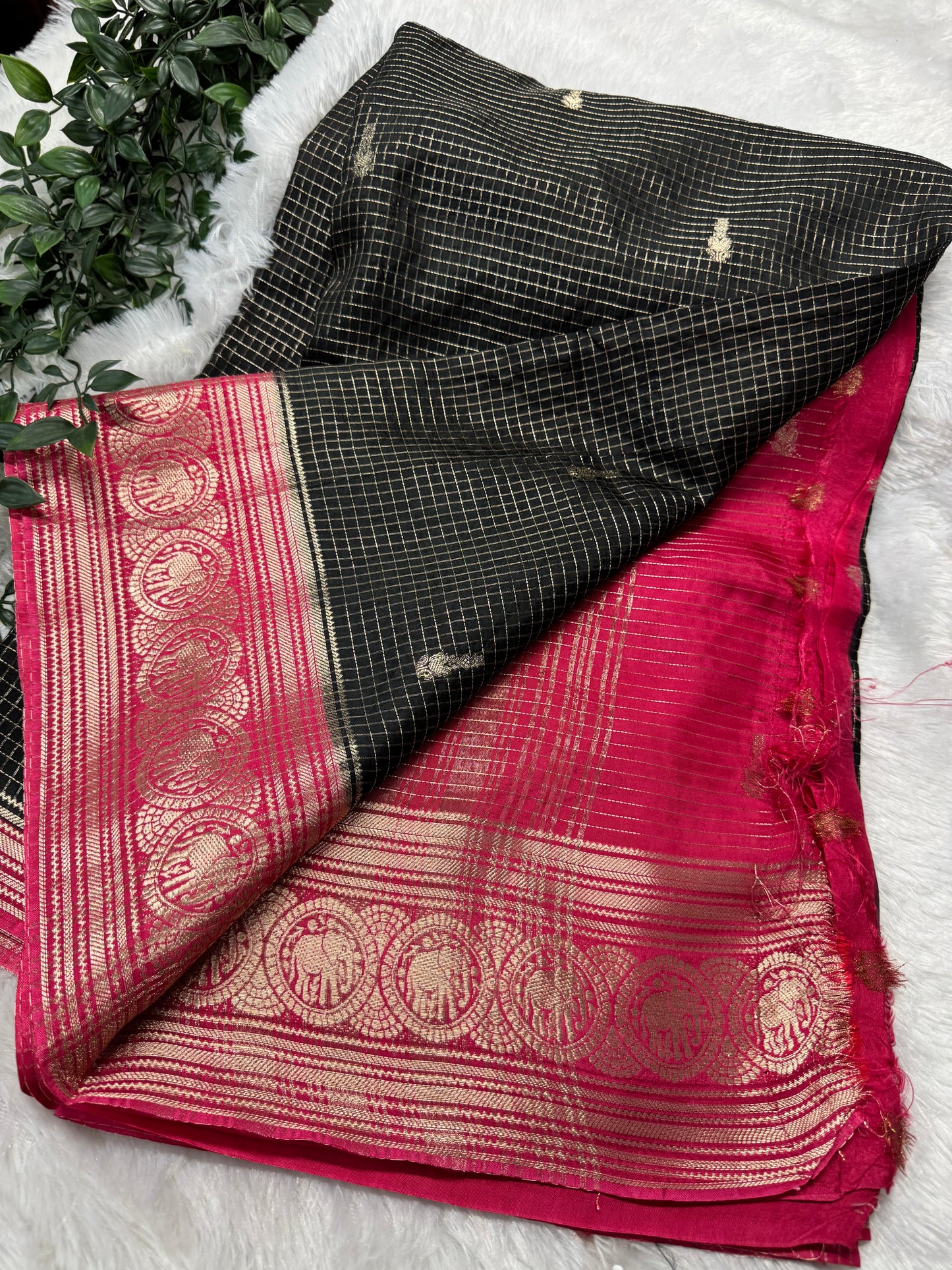 Vintage checks Mysore Georget -SR1174K