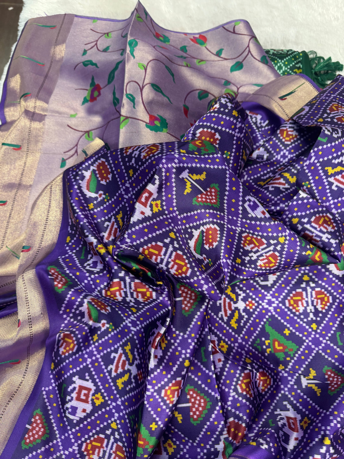 Patola paithani fusion saree-SR1324F