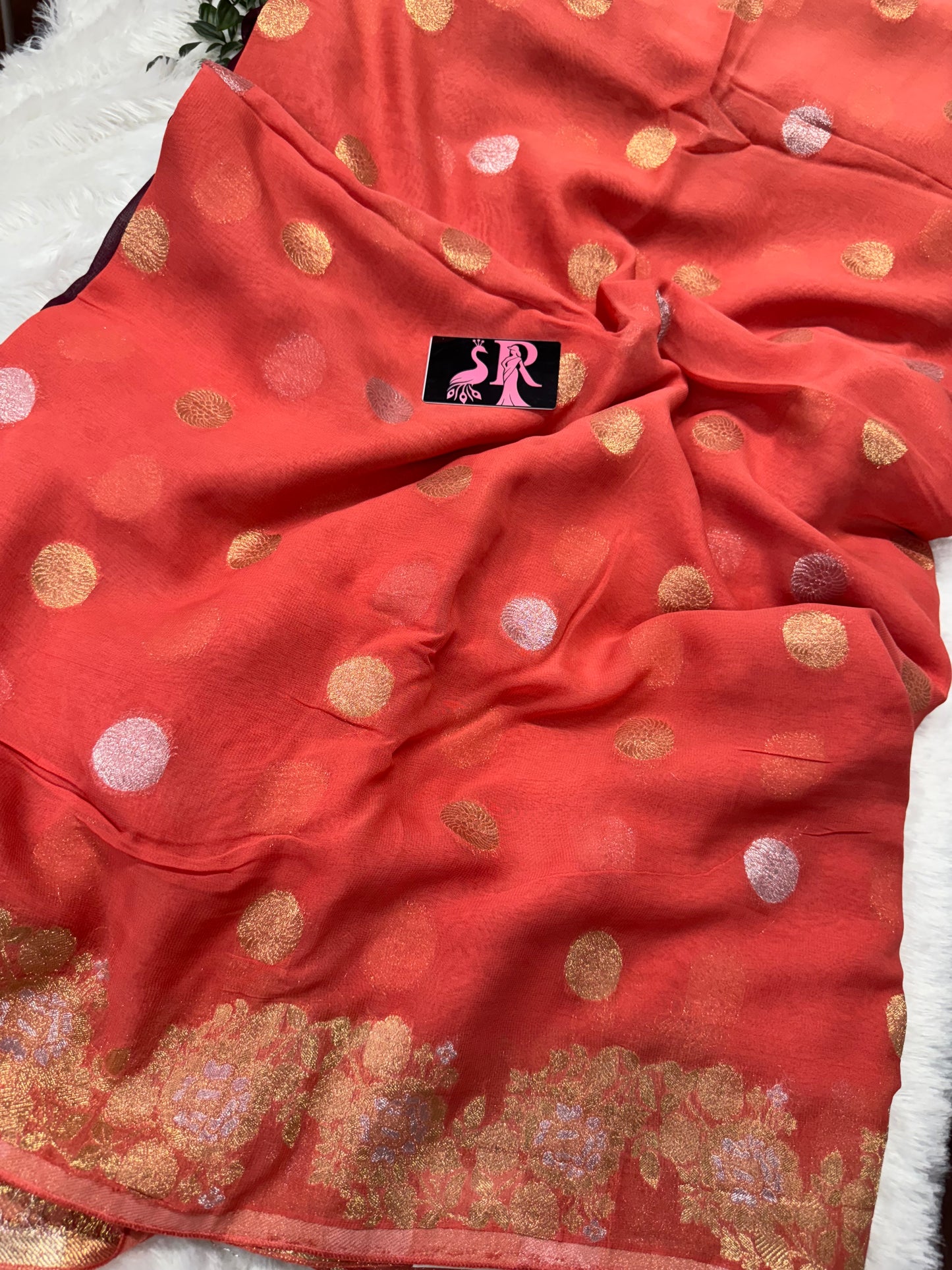 Pure Banarasi Georget -SR1083B