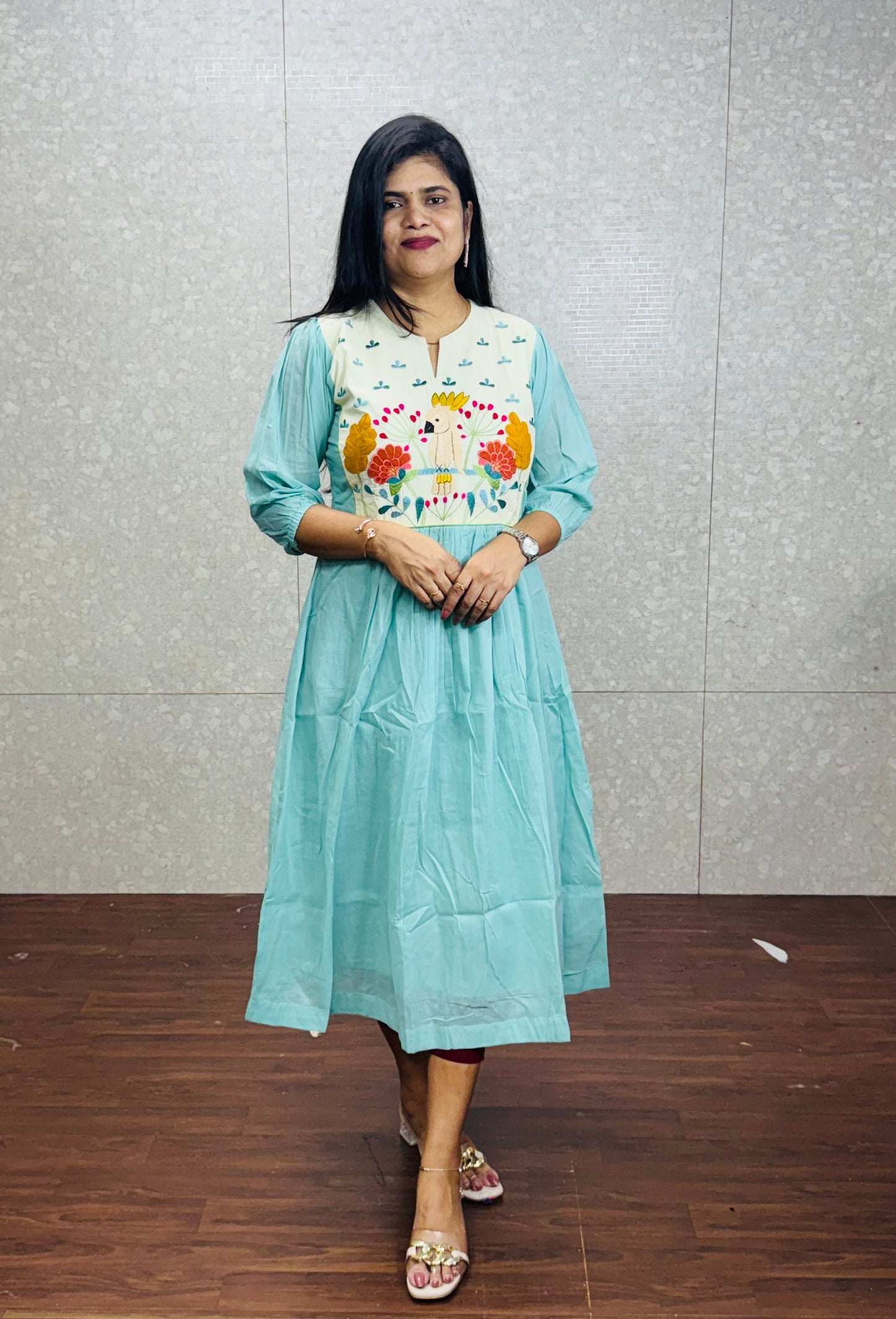 Pure mulmul cotton frocks -SRF2003A