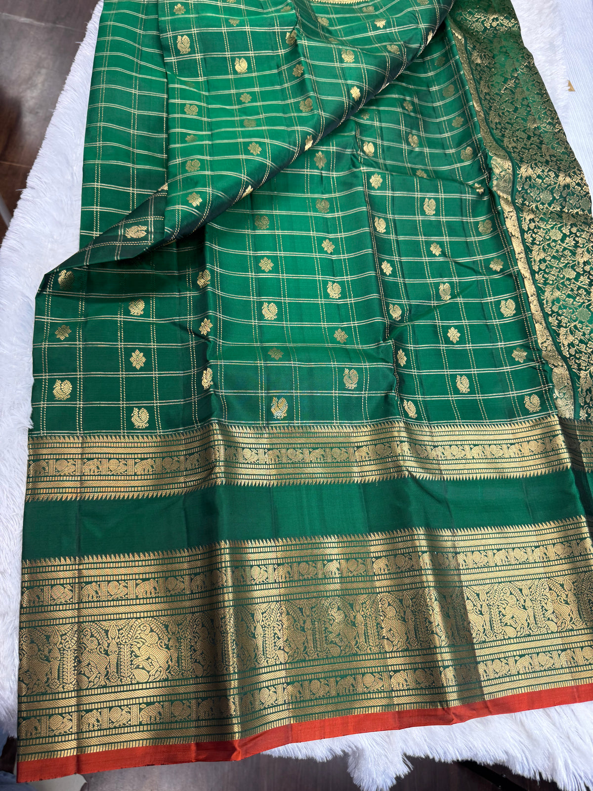 Handloom Kanchipattu saree-SRKP1