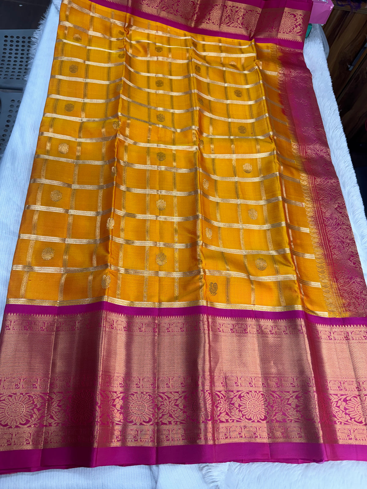 Handloom Kanchipattu saree-SRKP7