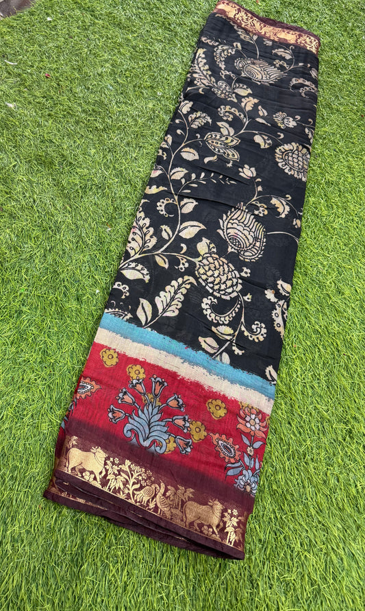 Viscose mushru silk saree-SR1109D