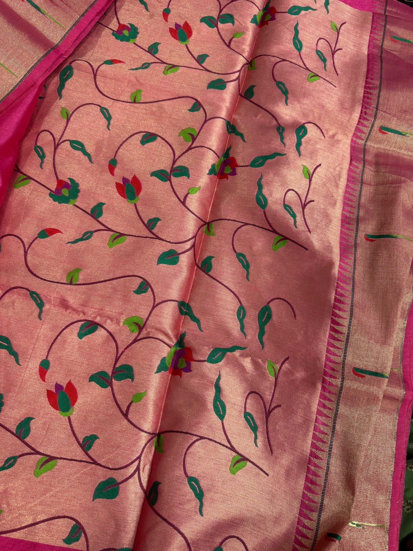 Tassar Paithani saree-SR1171A