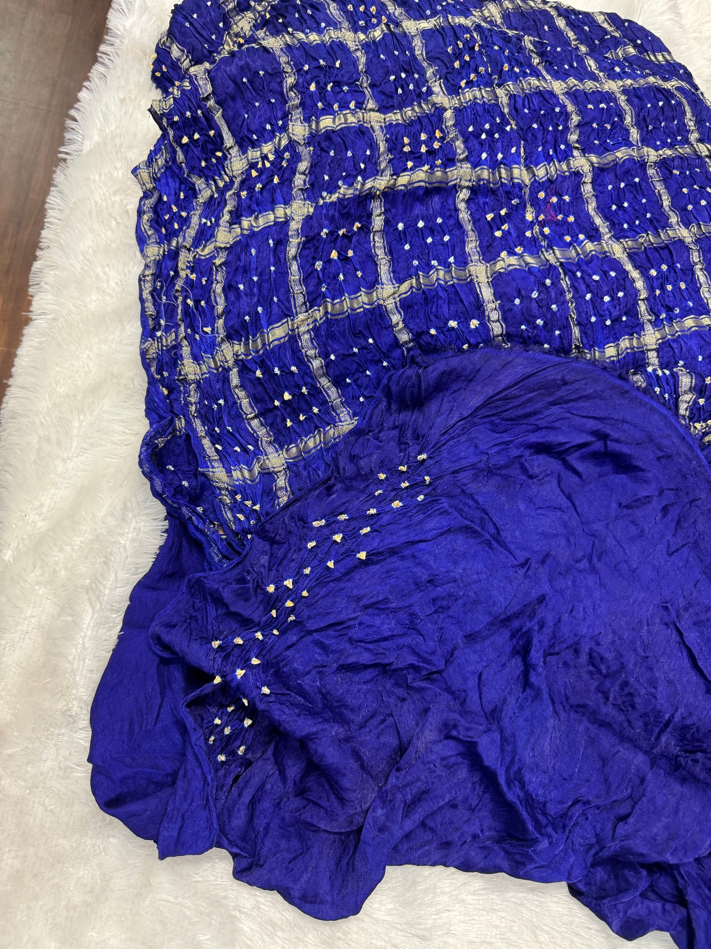 Gharchola checks bandhini saree-SR1217D