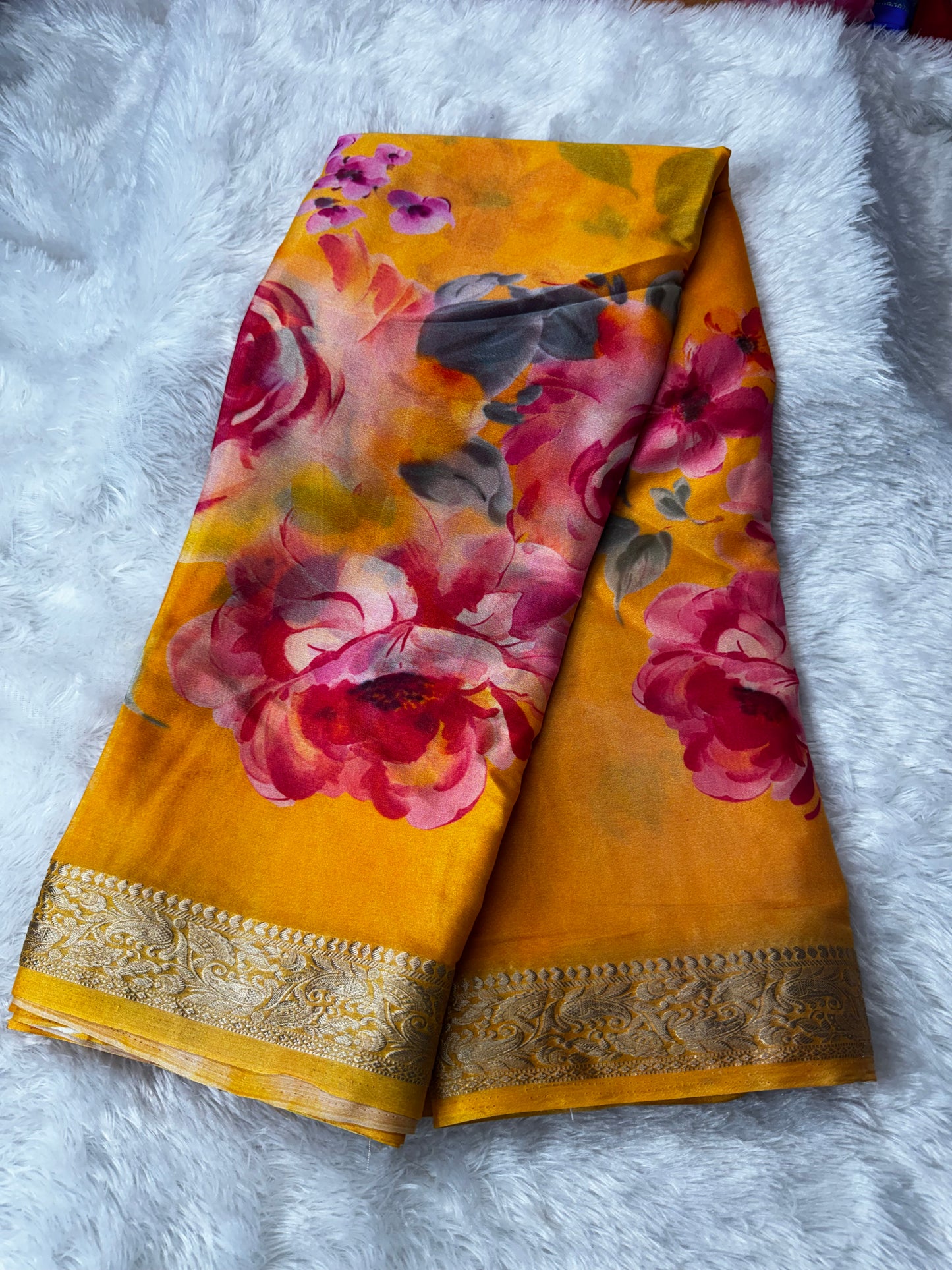 Chinnon digital print saree-SR1232I