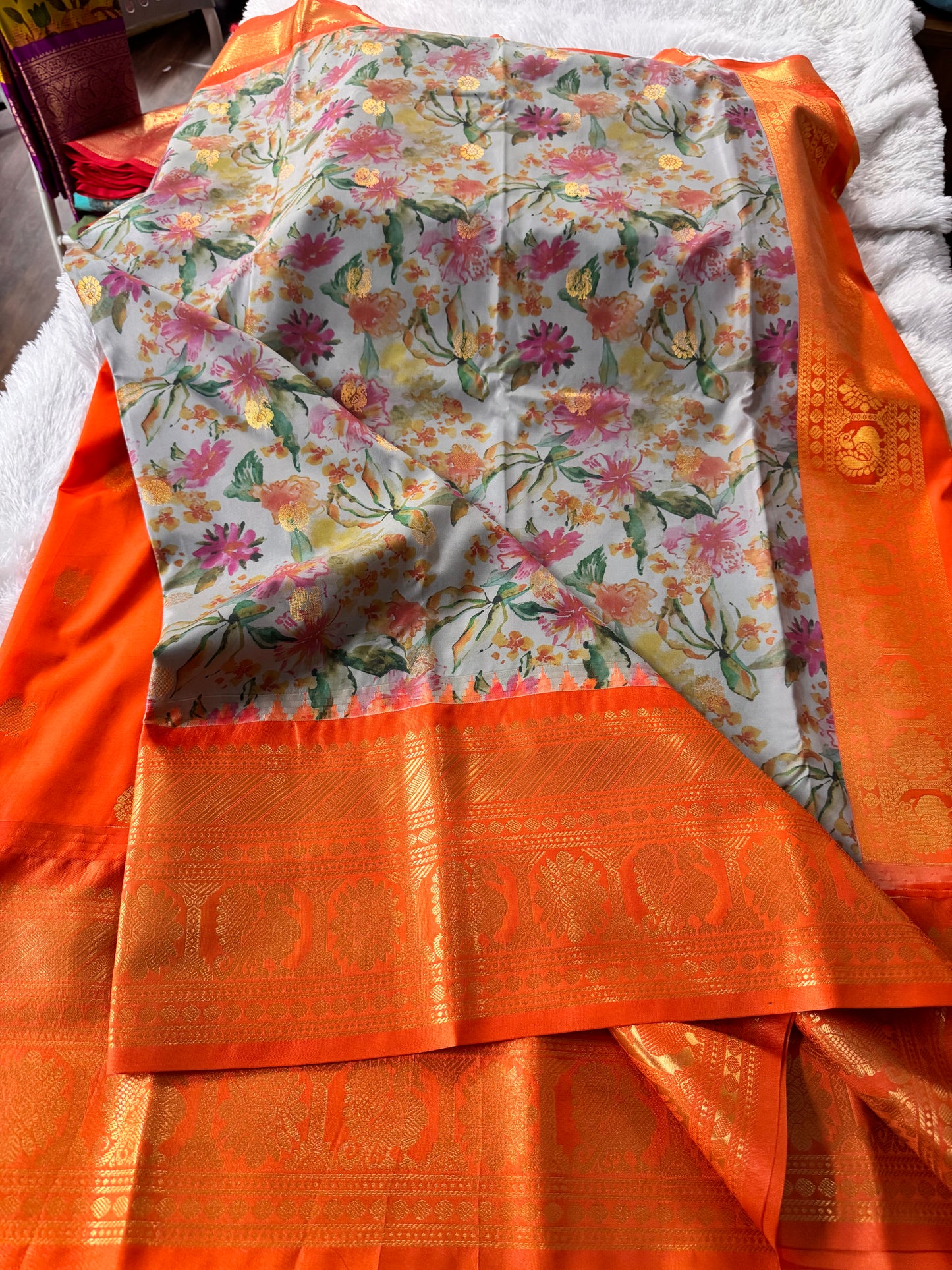 Digital Gadwal saree-SR1279J