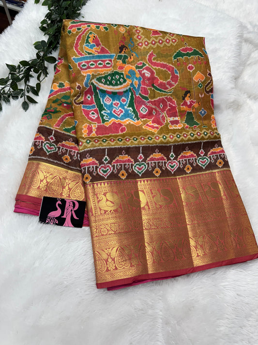 Kanchi Kota Patola saree-SR1113G