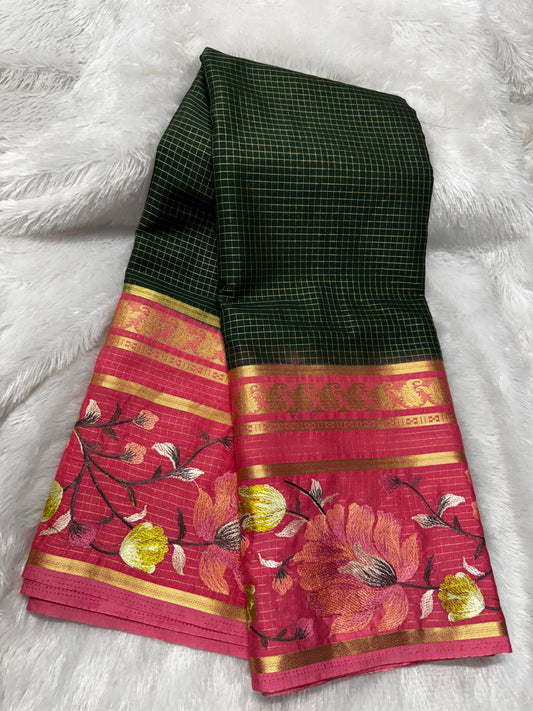 Mysore crepe saree-SR1301H