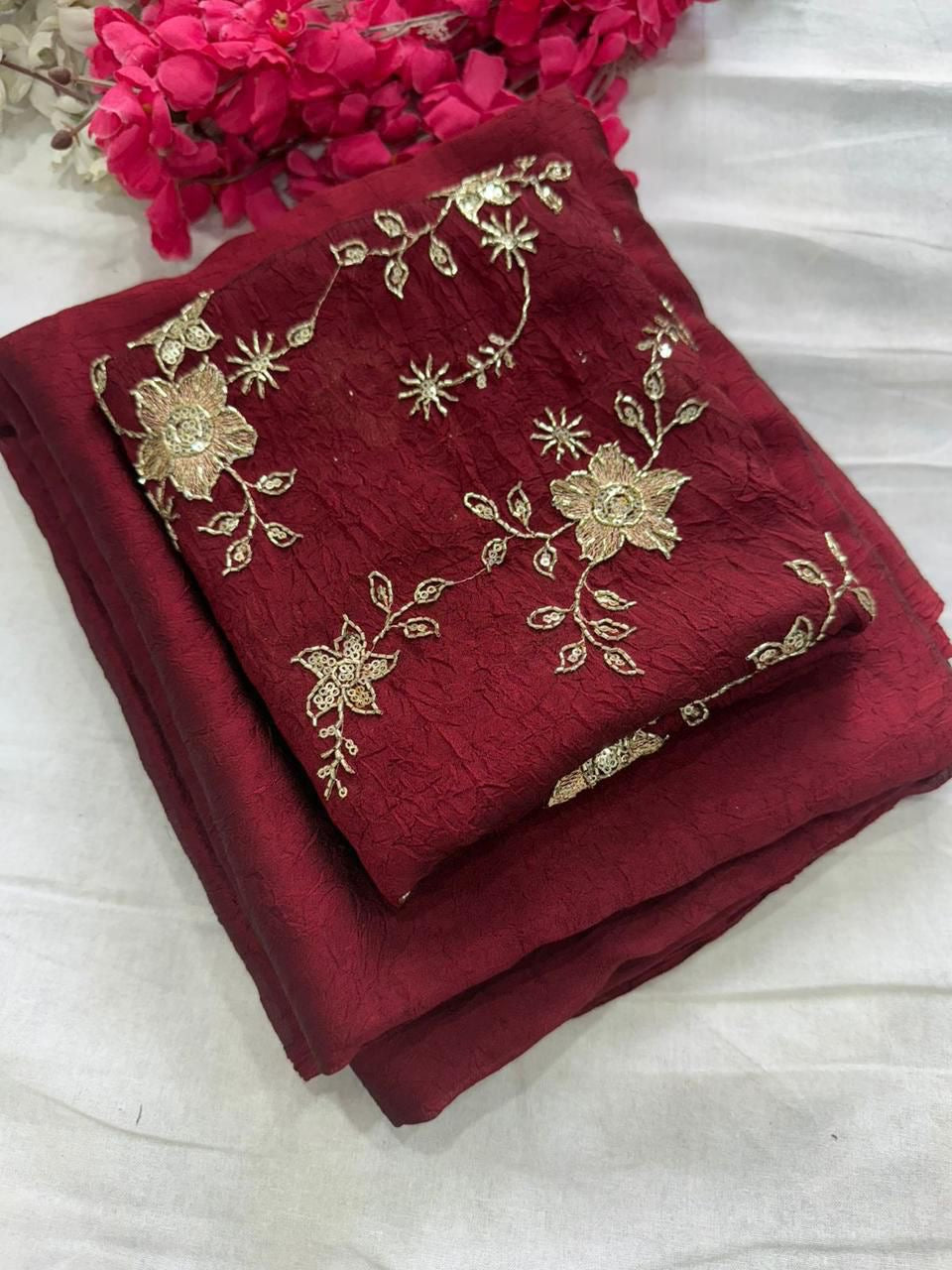 Rangoli crush saree-SR1213B
