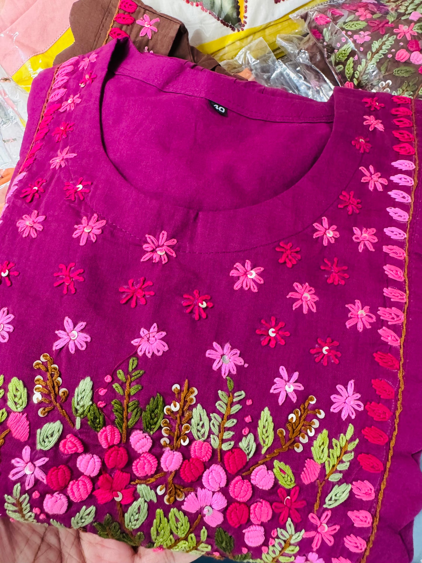 Pure Mulmul Cotton Frocks-SR2001C