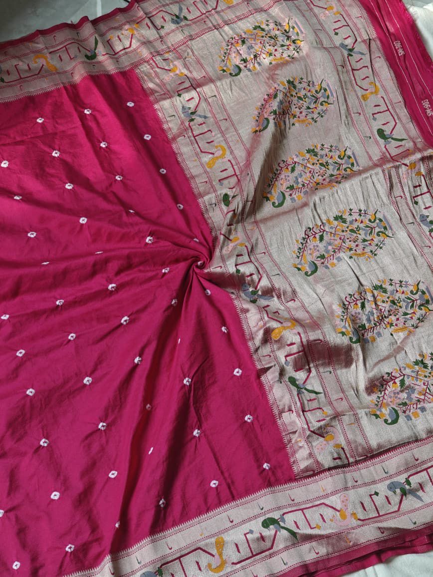 Pure tussar Georget Paithani-SRP400E