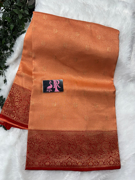 Vintage zari checks saree-SR1080C