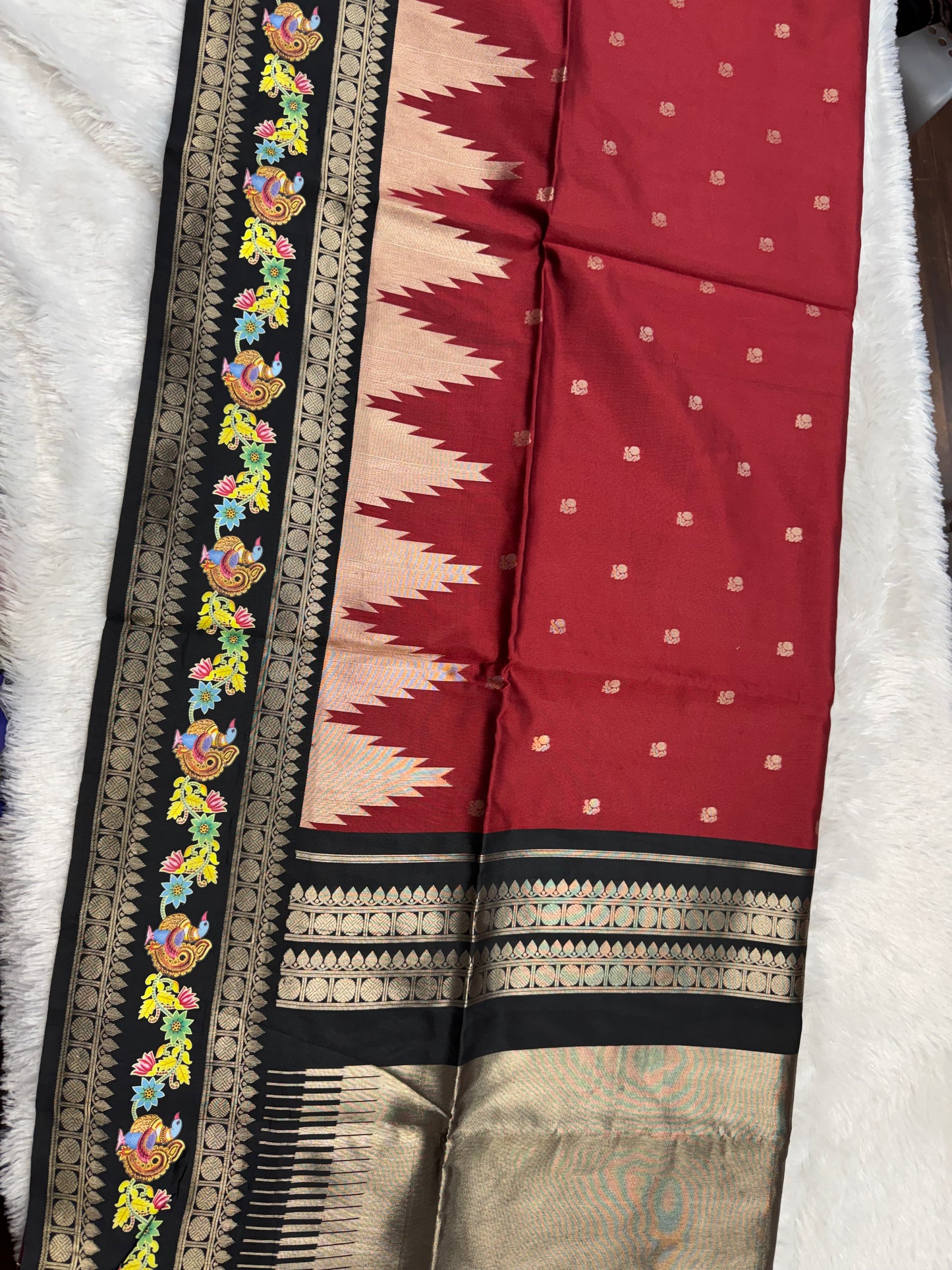 Fancy pattu Tanjore borders -SR1202B