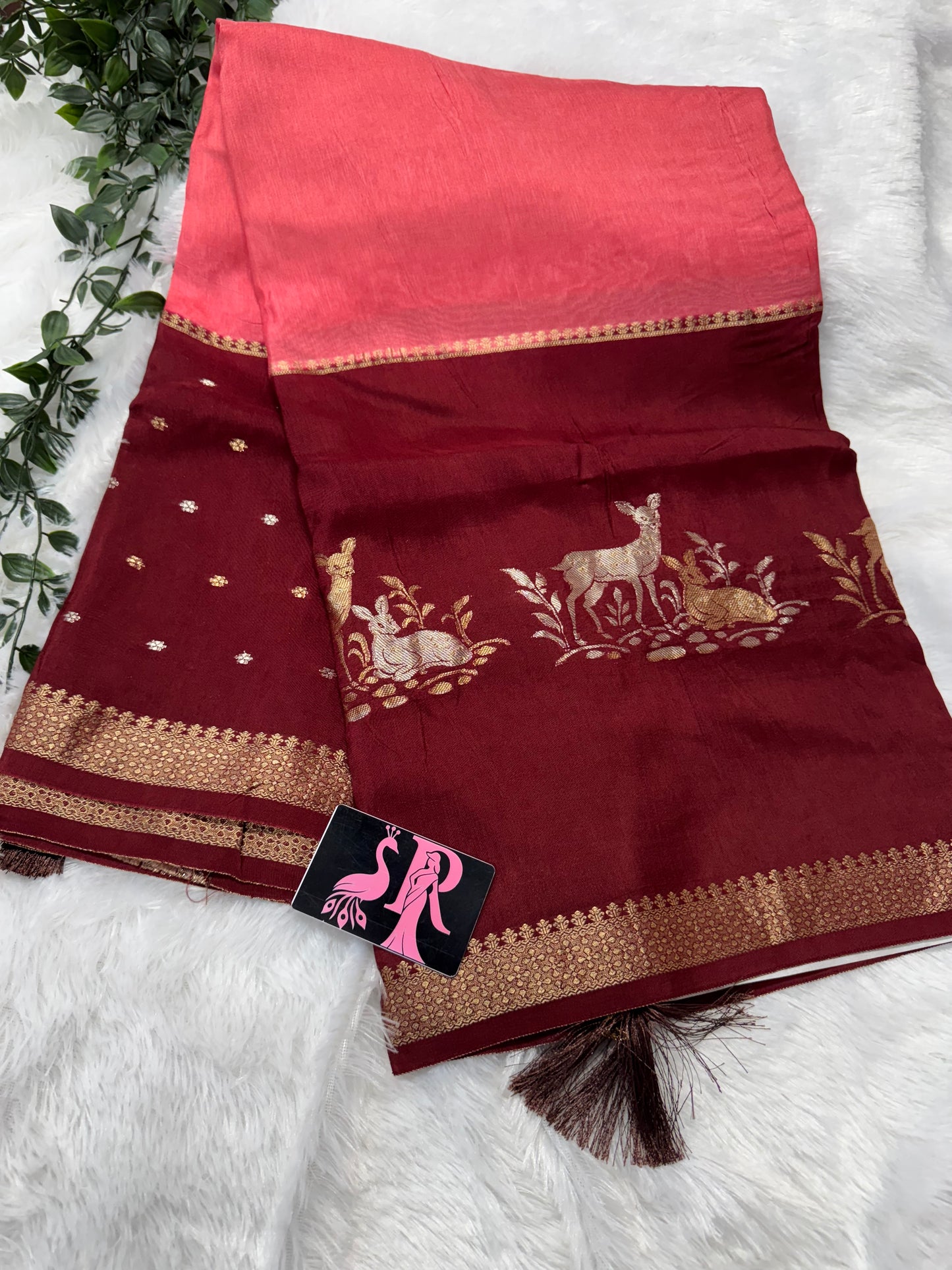 Mysore dola crepe silk saree-SR1159H