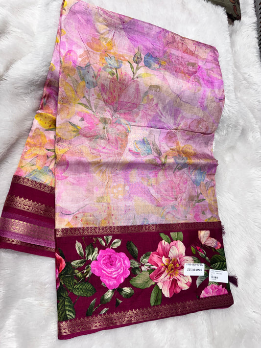 Pure Dola silk saree-SR1268B