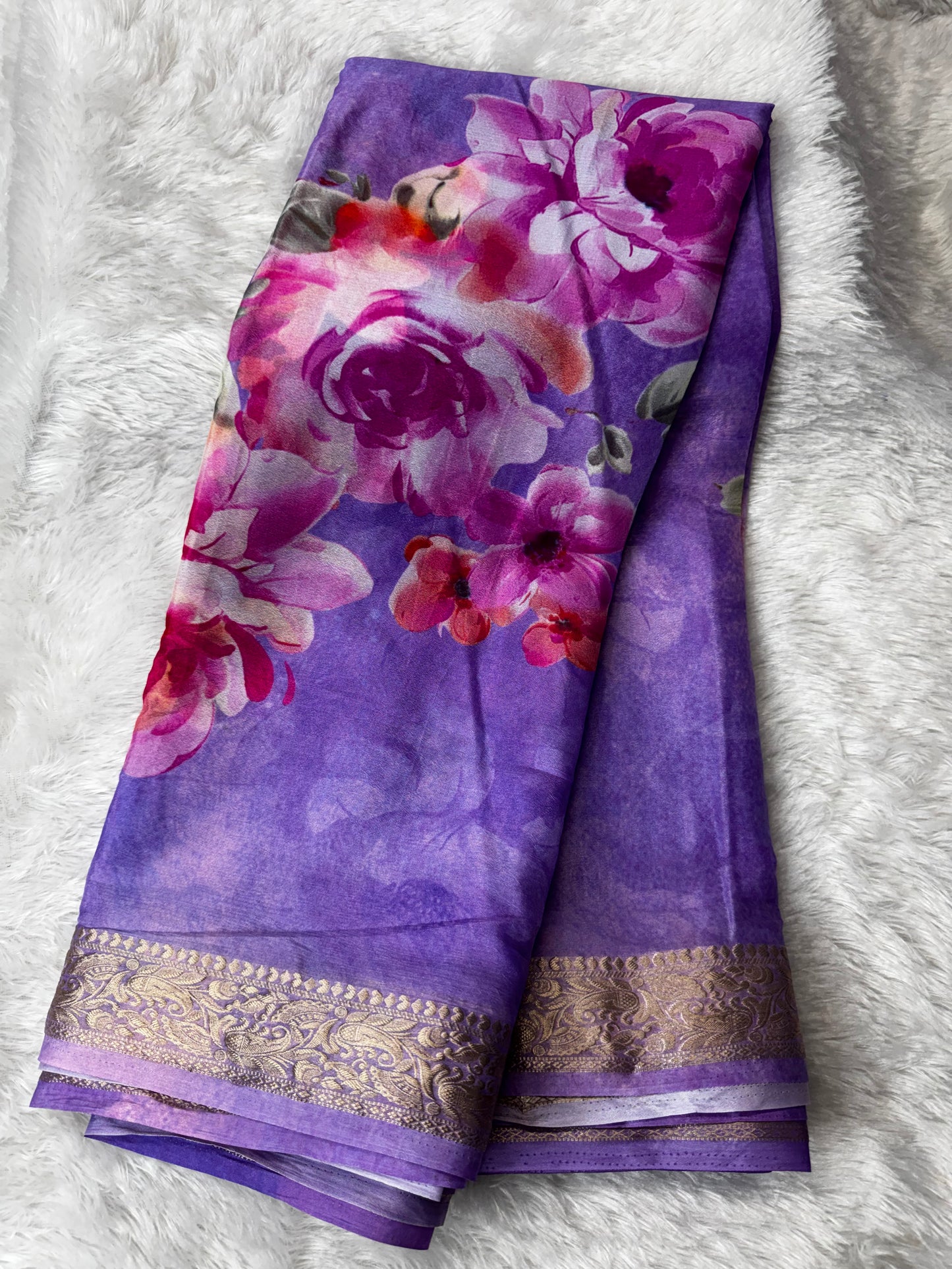 Chinnon digital print saree-SR1232G