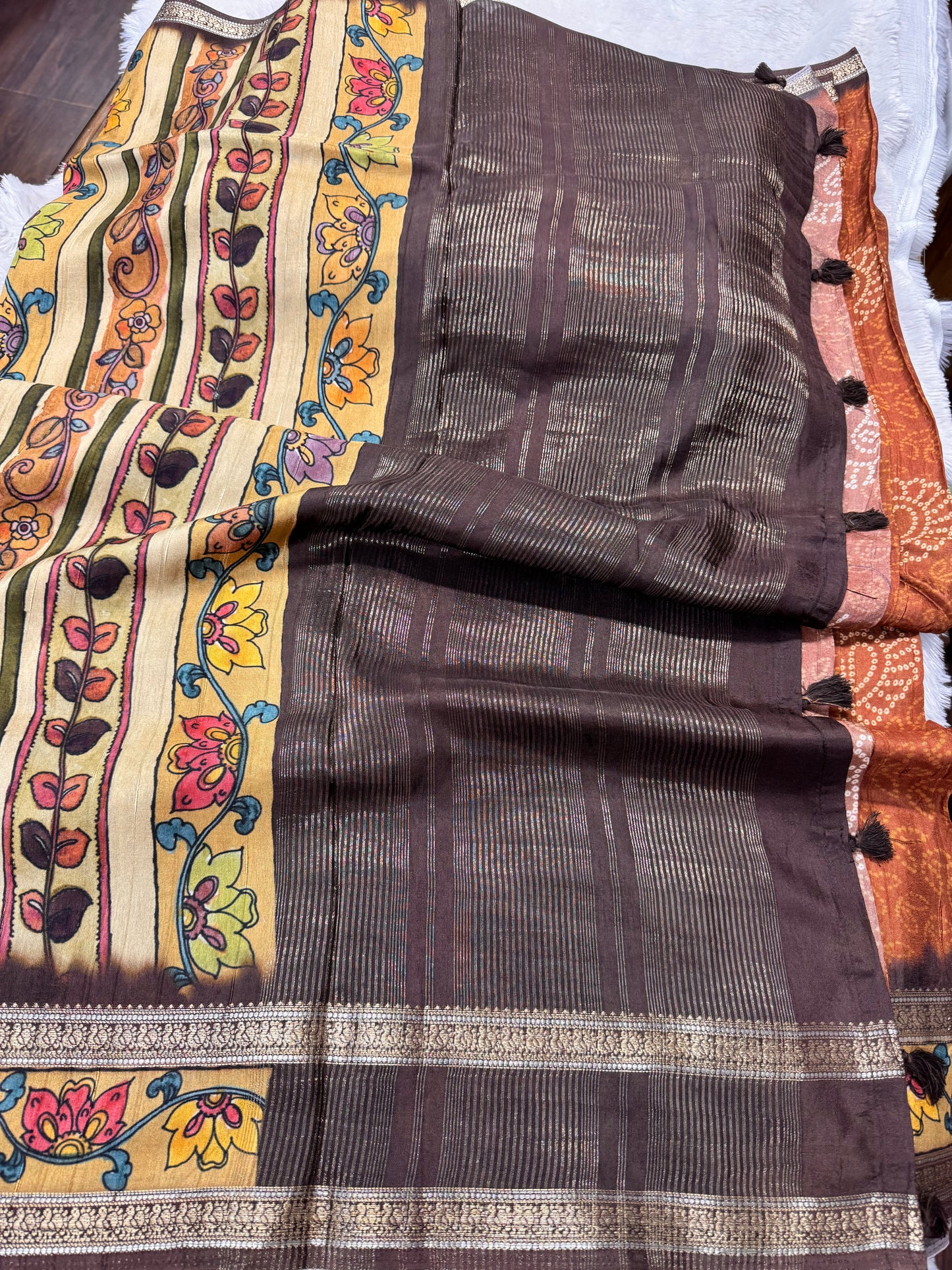 Pure Dola silk saree-SR1295E