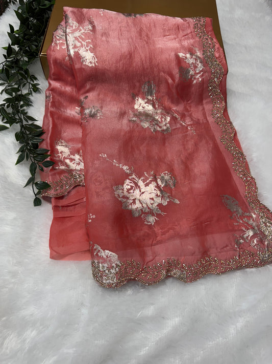 Cocktail saree-SR1020D