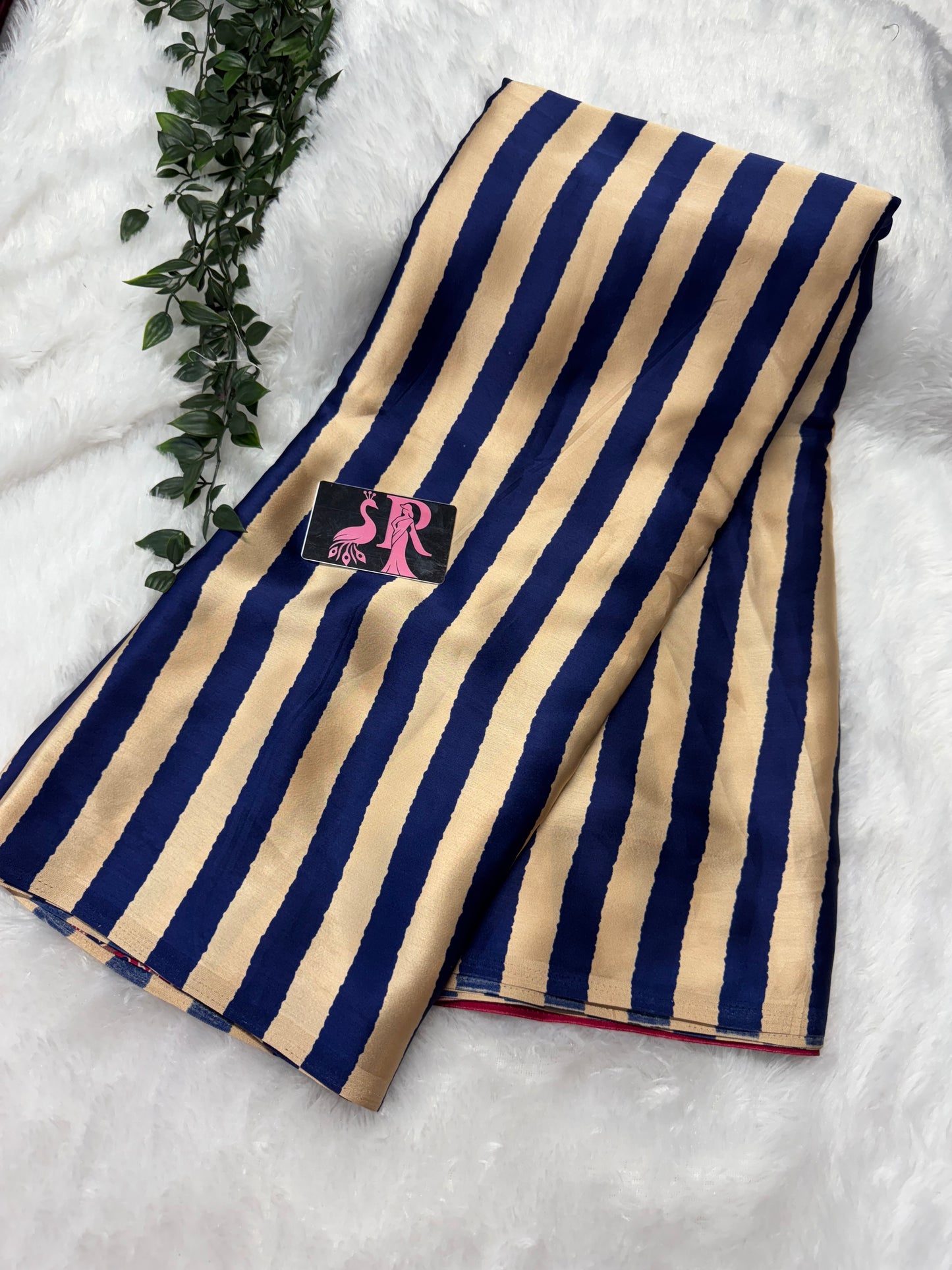 Ajrakh saree-SR1059D
