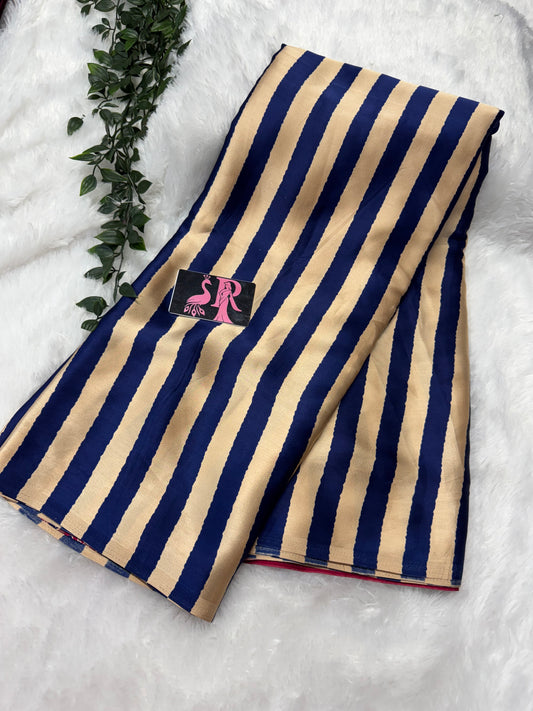 Ajrakh saree-SR1059D