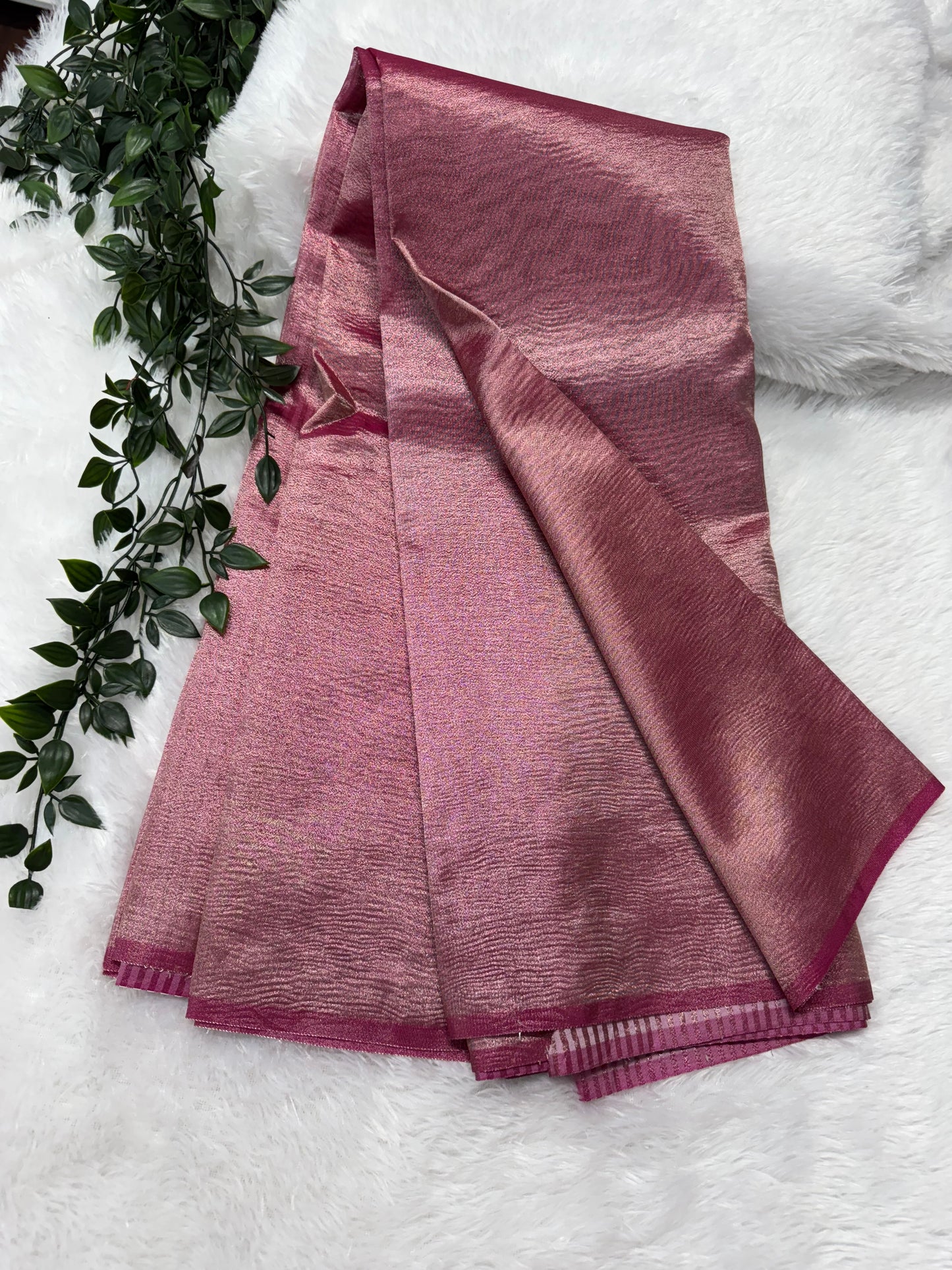 Crush tissue saree-SRS028D