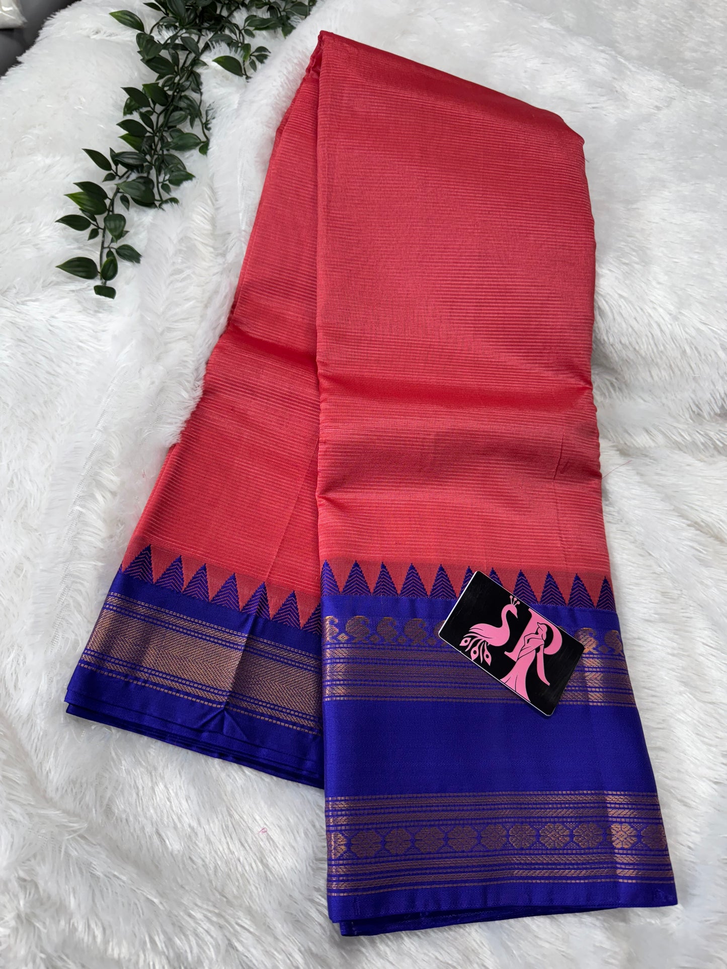Mangalagiri pattu vintage gap border-SR1158C