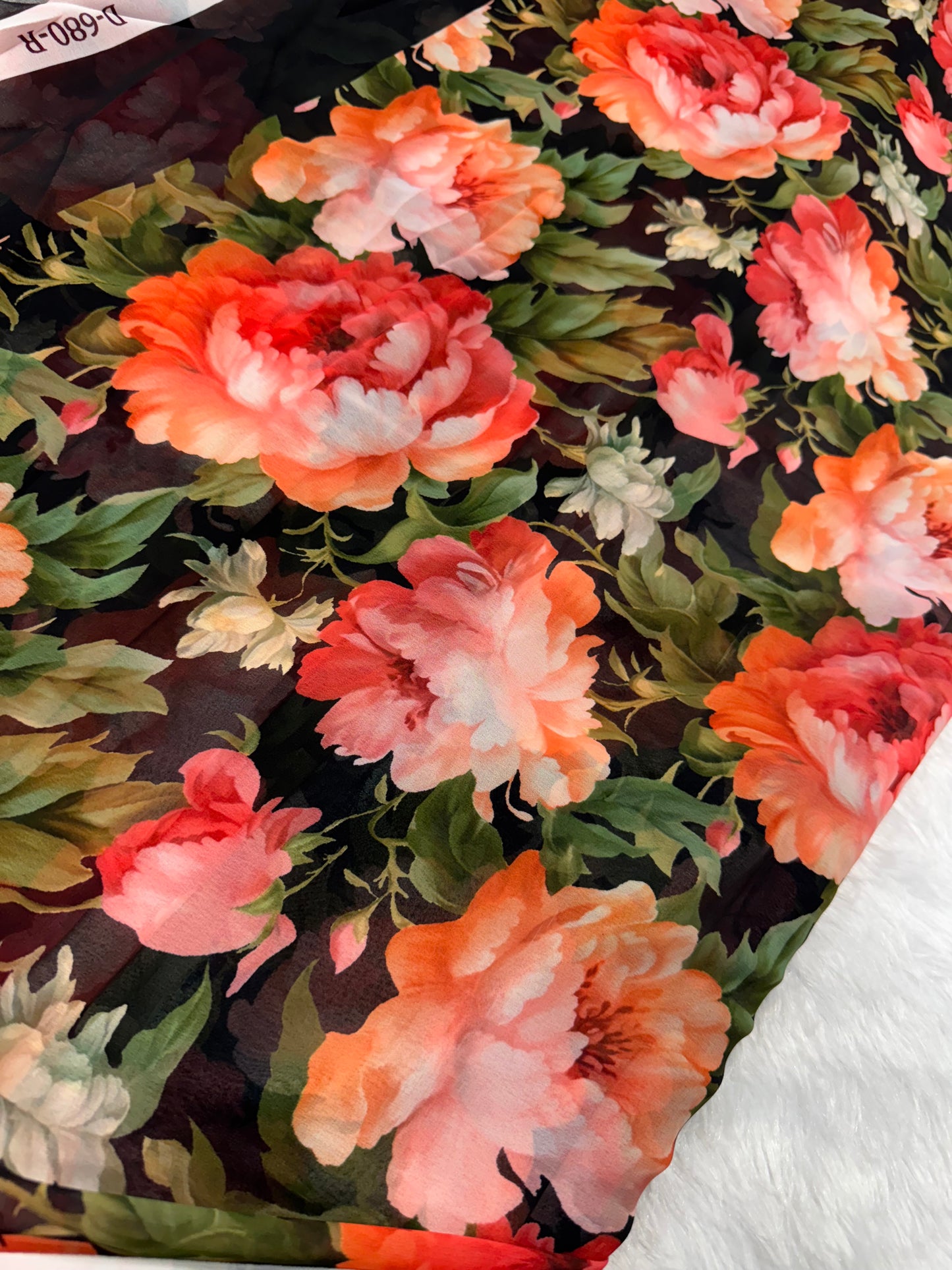Georget flora saree-SR1099D