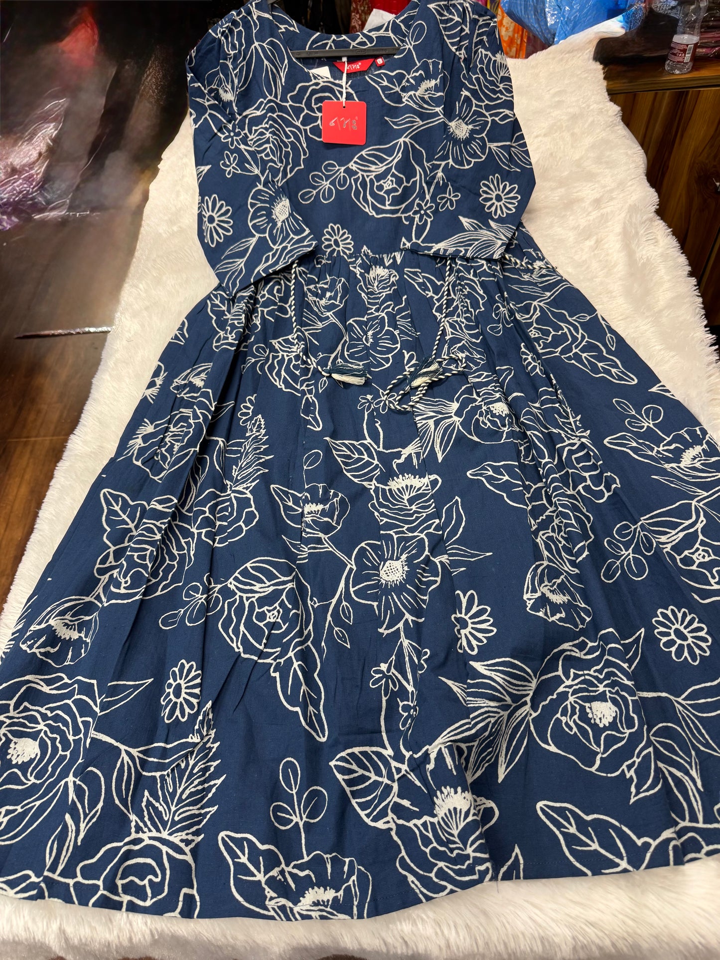 Printed cotton frocks -SRS058H