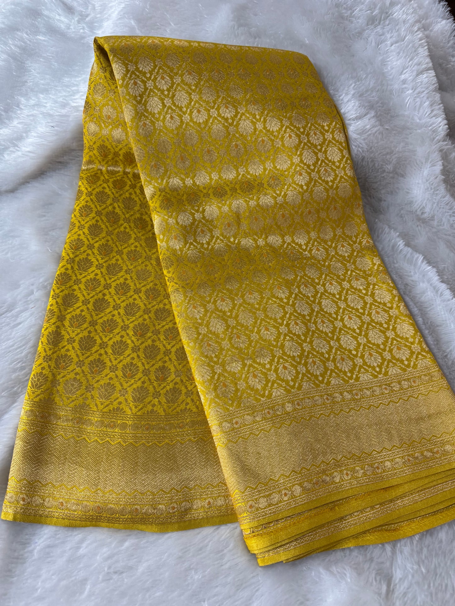 Banarasi crepe brocade saree-SR1178B