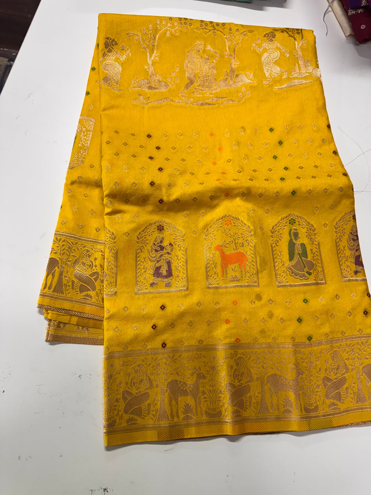 Bandhini weaving saree-SE1285F
