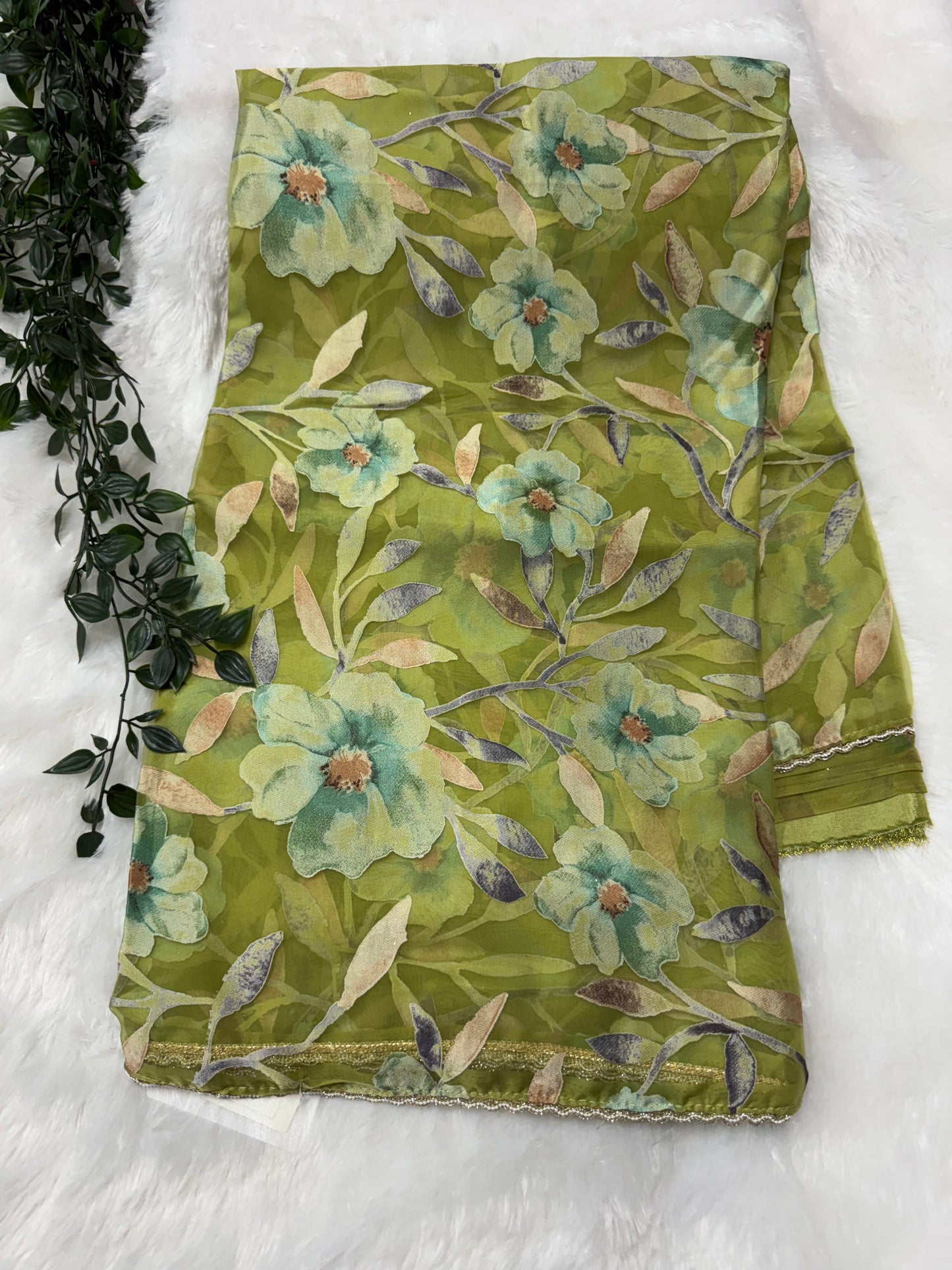 Designer Brasso Saree-SR1030F