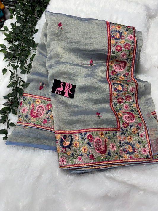 Tissue Georget saree-SR1054C