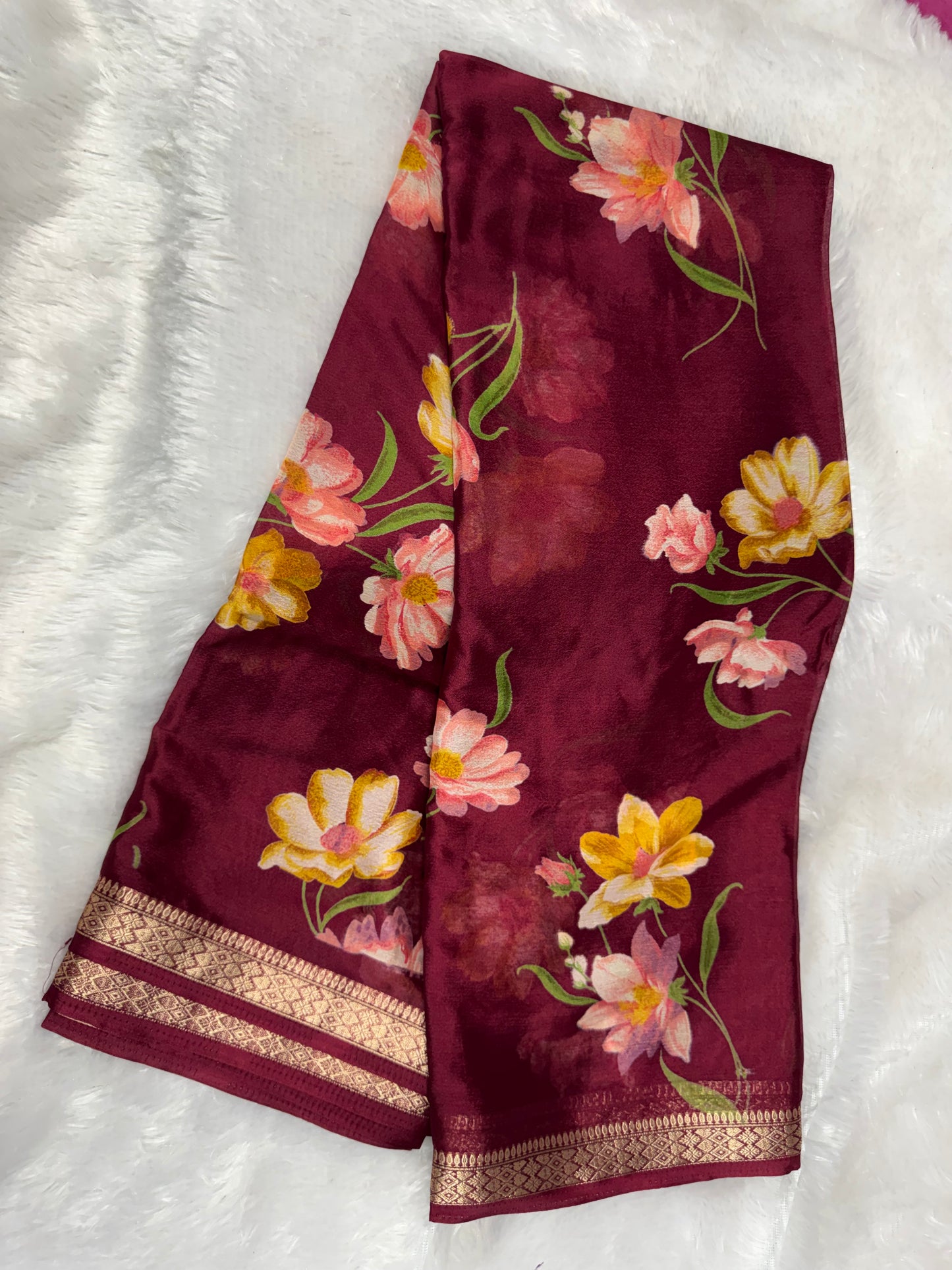 Chinnon digital print saree-SR1210e