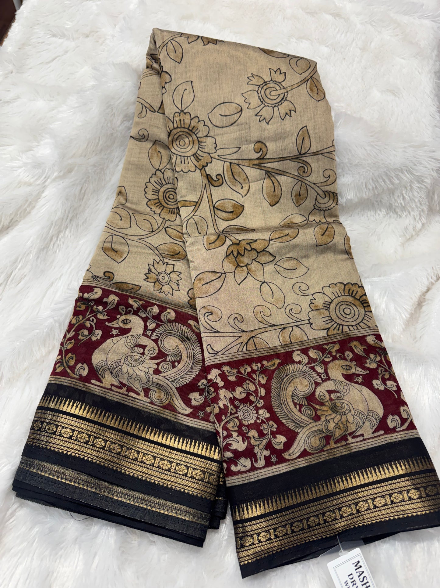 Maheswari silk Kalamkari-SR1211A