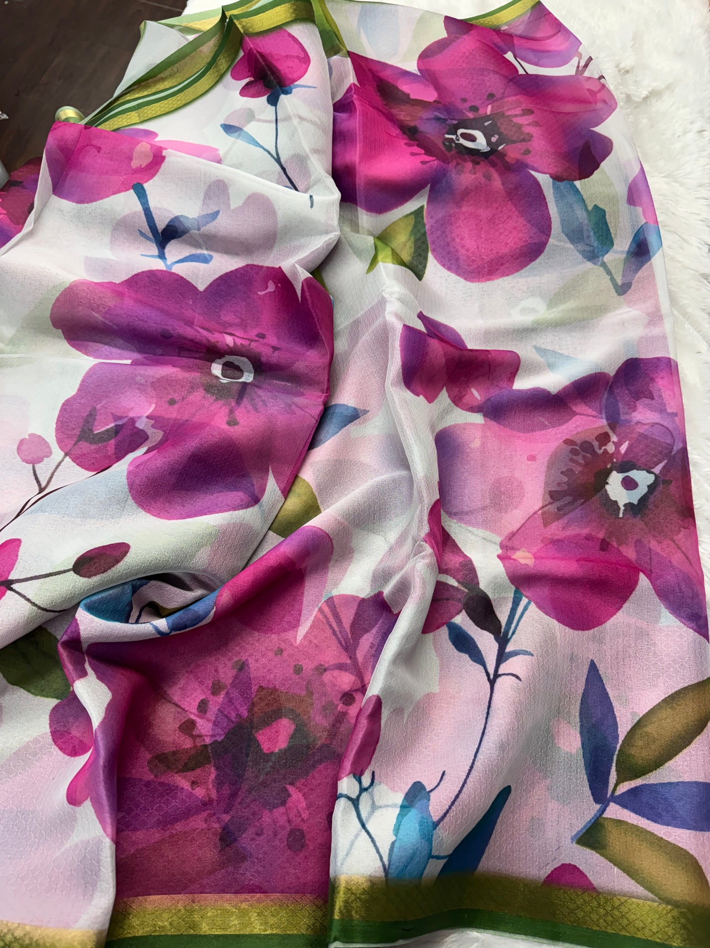 Fancy Georget saree-SR1188B