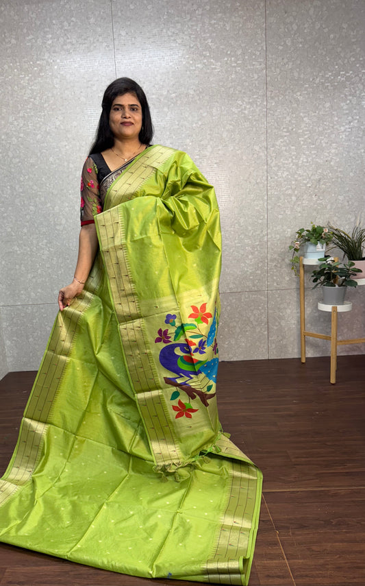 Tassar muniya paithani-SR1096C