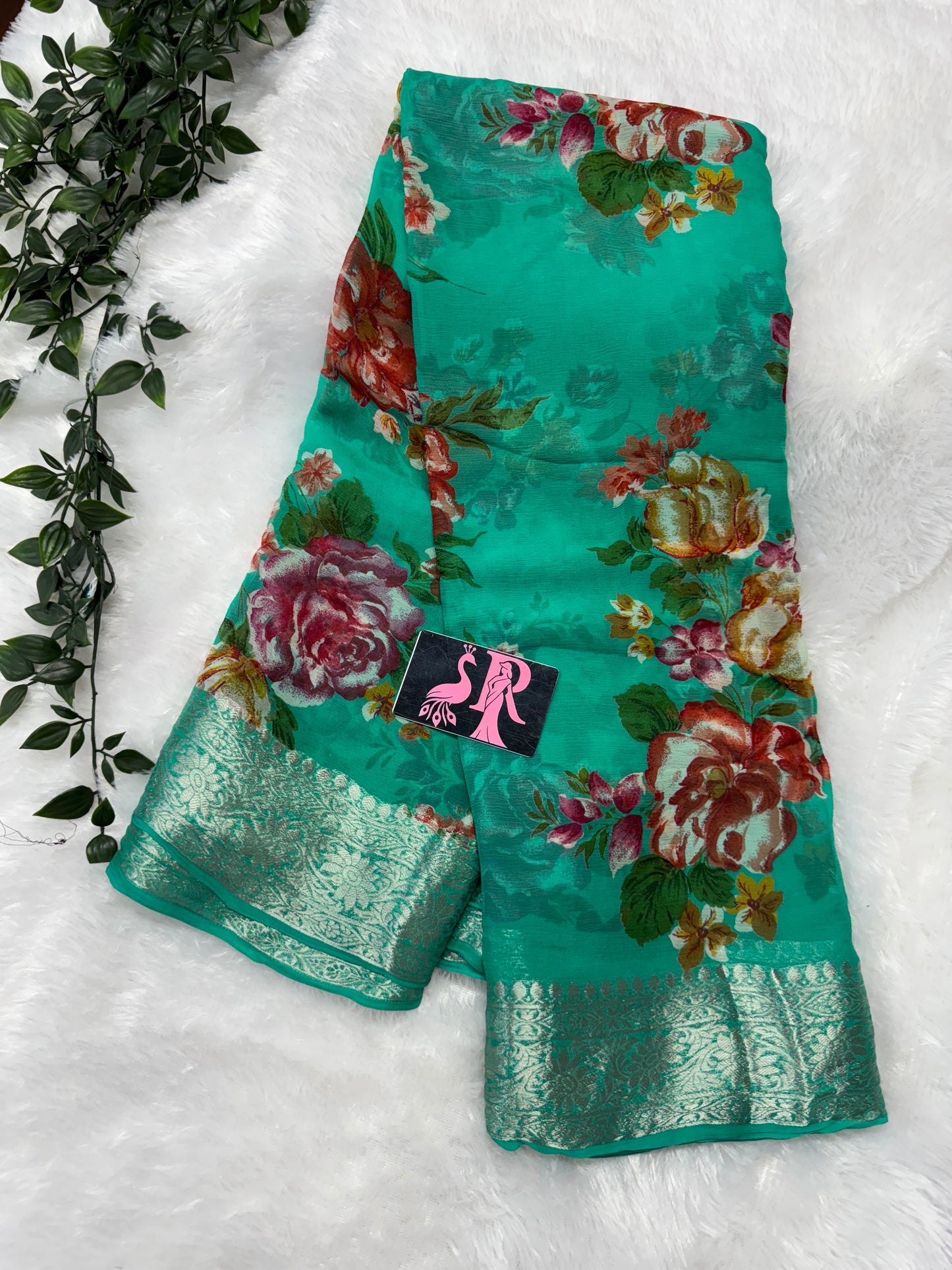 Pure chiffon floral -SRC005
