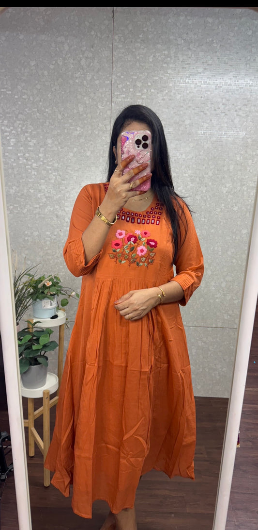 Mulcotton frock-SRM002