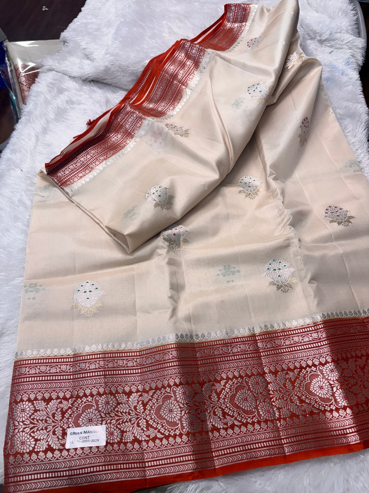 Green mango saree-SR1284J