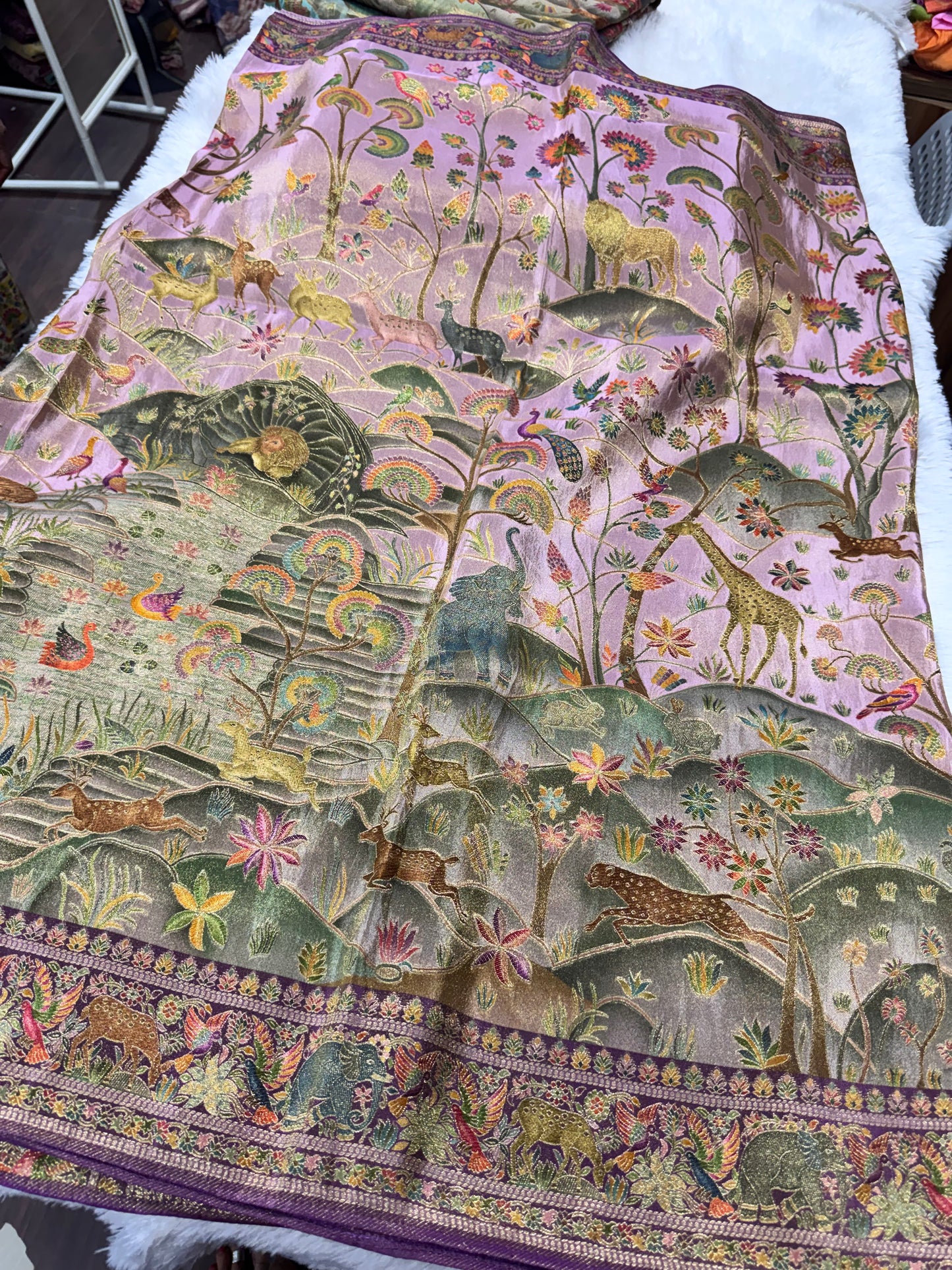 Banarasi tissue Georget saree-SR1269B
