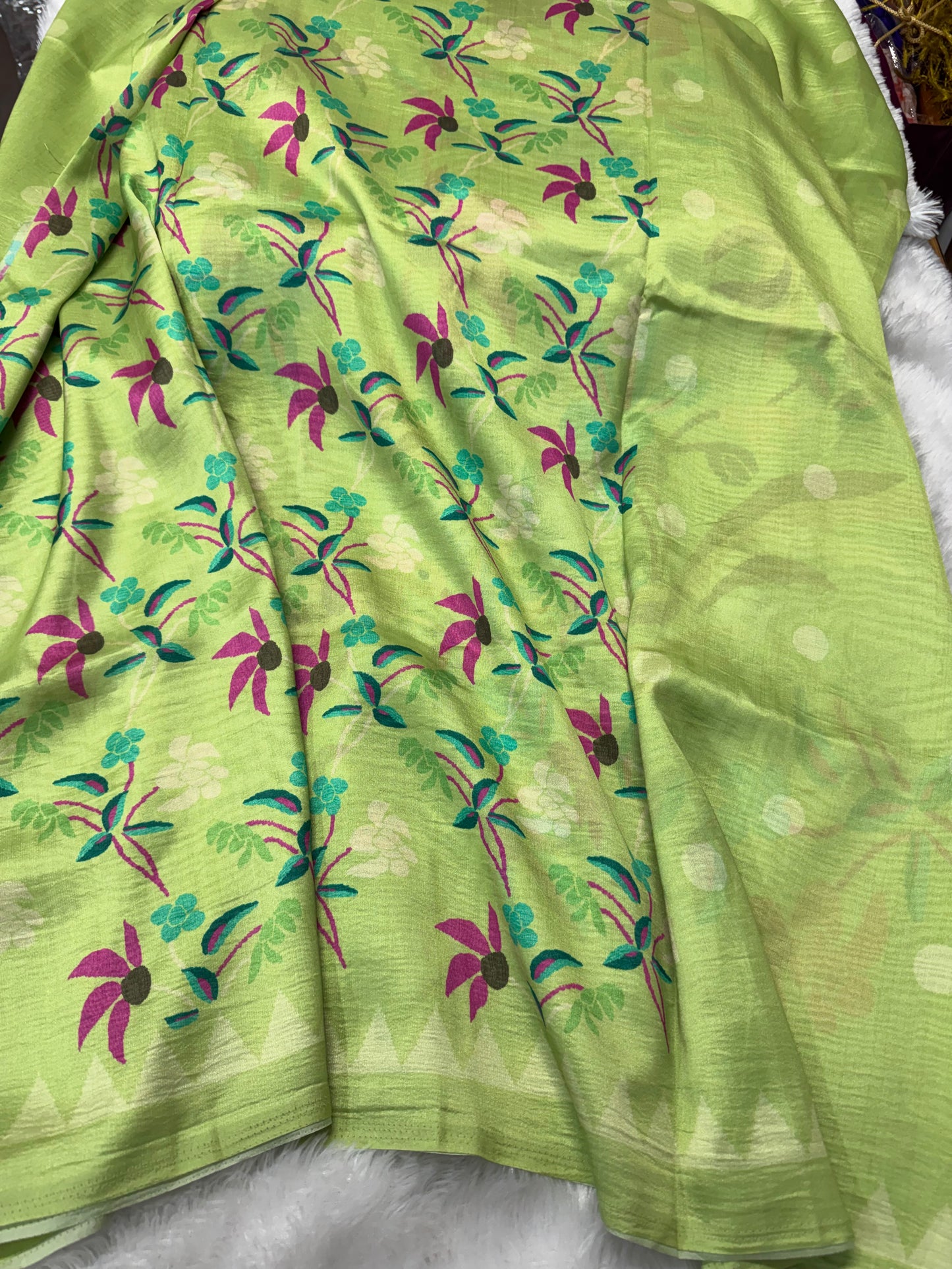 Tassar crepe silk saree-SR1180N