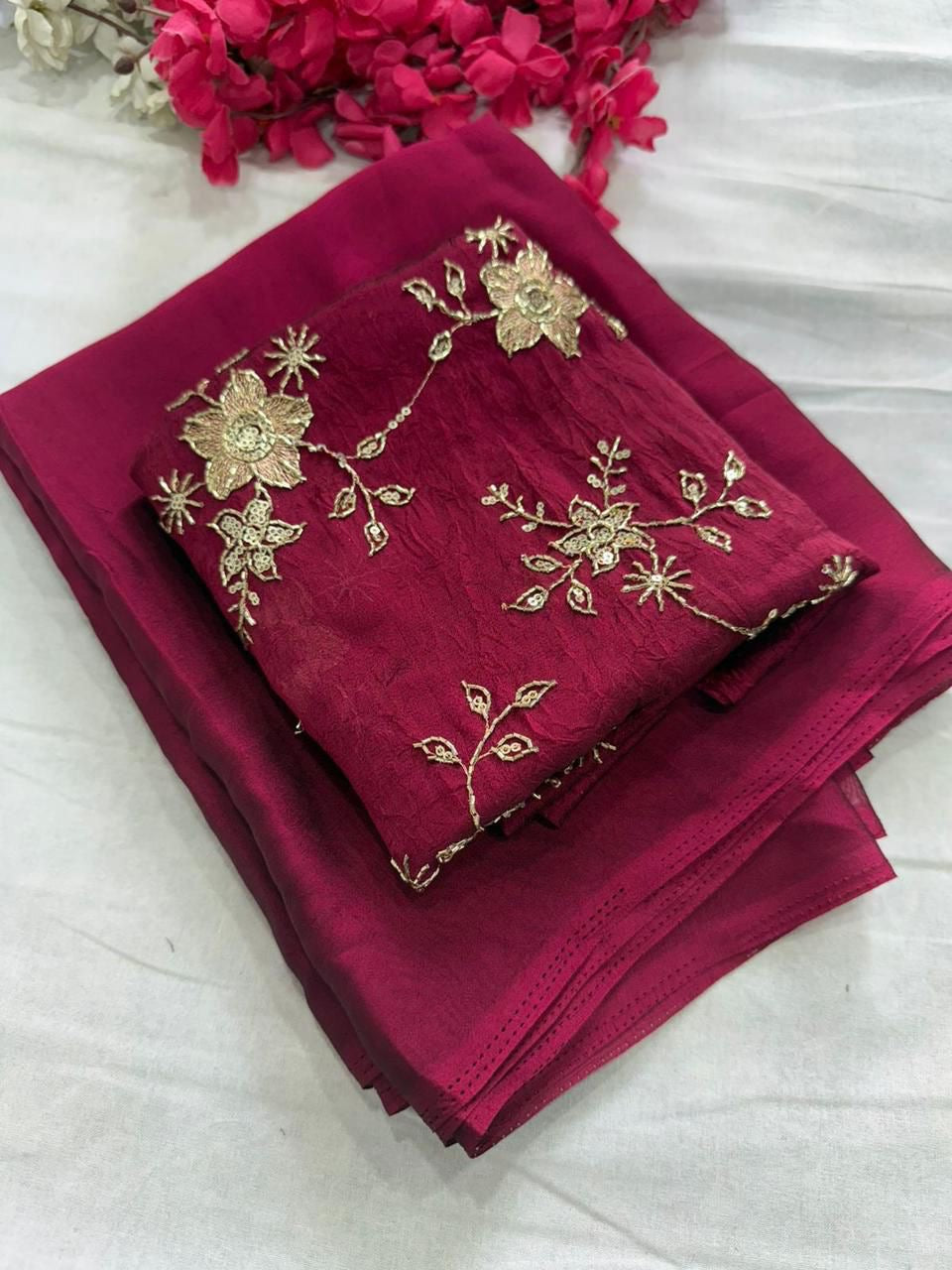Rangoli crush saree-SR1213H