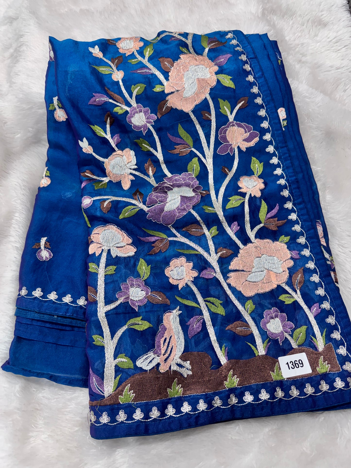 Fancy Georget saree-SR1266B