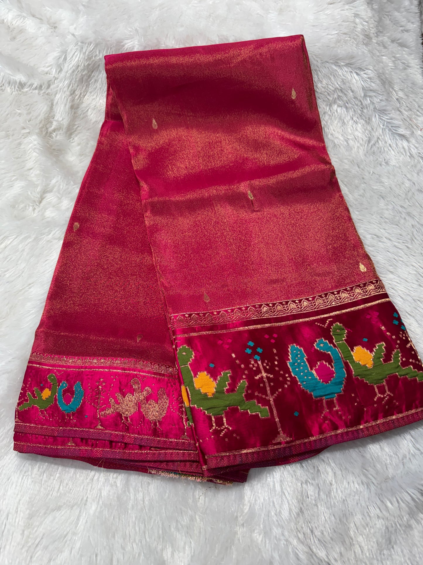 Banaras tissue georget sarees-SR1244C